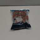 Square Chair Leg Protectors for Hardwood Floors, 16 Pcs Silicone Felt Furniture Leg Cover,(Brown 1 1/2")