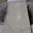 duraflame Freestanding Electric Fireplace Stove Heater with 3D Flame Effect for 1,000 Sq. Ft. Room, Cream