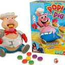 Pop The Pig (Bigger & Better) w/Greedy Granny Old Maid Card Game by Goliath, Multi Color