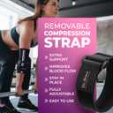 DR. BRACE Elite Elbow Brace Support, Breathable Elbow Compression Sleeve with Gel Pad for Golfer's, Tennis Elbow & Tendonitis Treatment & Pain Relief 2024 (Black-Pink, Small)