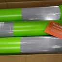 RoadHero 45 Inch Delineator Post with Base, Portable Lime Green Traffic Delineator Posts Cones with Reflective Collars for Parking Lots, Road Safety, Construction Events 3 Pack
