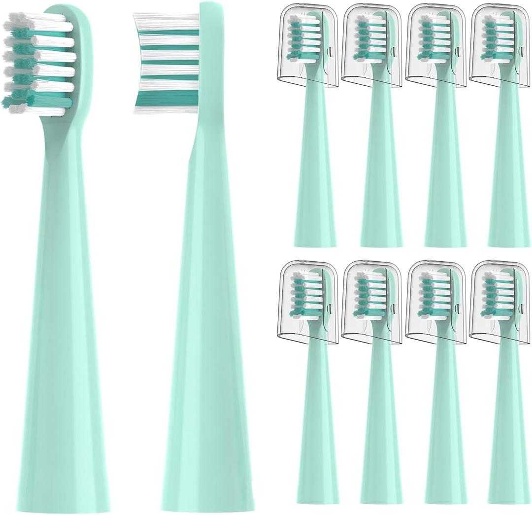 10PCS Toothbrush Replacement Head Compatible with Vekkia Kids Blue Dragon Electric Toothbrush, Soft and Comfortable for Children's Teeth and Gums