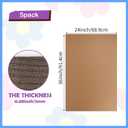 RLAVBL 5 Pack 24x36 Large Corrugated Cardboard Sheets, Flat Cardboard Inserts for Shipping, Mailing, Packing, DIY Crafts