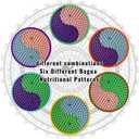 Yinyang Balance Foot Massage Mat 2 Pack, Tai ji Bagua Pattern with Magnetic Therapy, Custom Color Acupressure Reflexology Mat for Daily Relaxation, Detachable Design Fits Yoga/Office/Home Use
