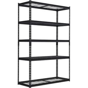 PioneerWorks Garage Shelving, 2500lbs Load Bearing Heavy Duty Storage Shelving, 48x18x72in Adjustable Storage Shelves, Durable Metal Storage Shelves, Easy Assemble for Garage, Kitchen