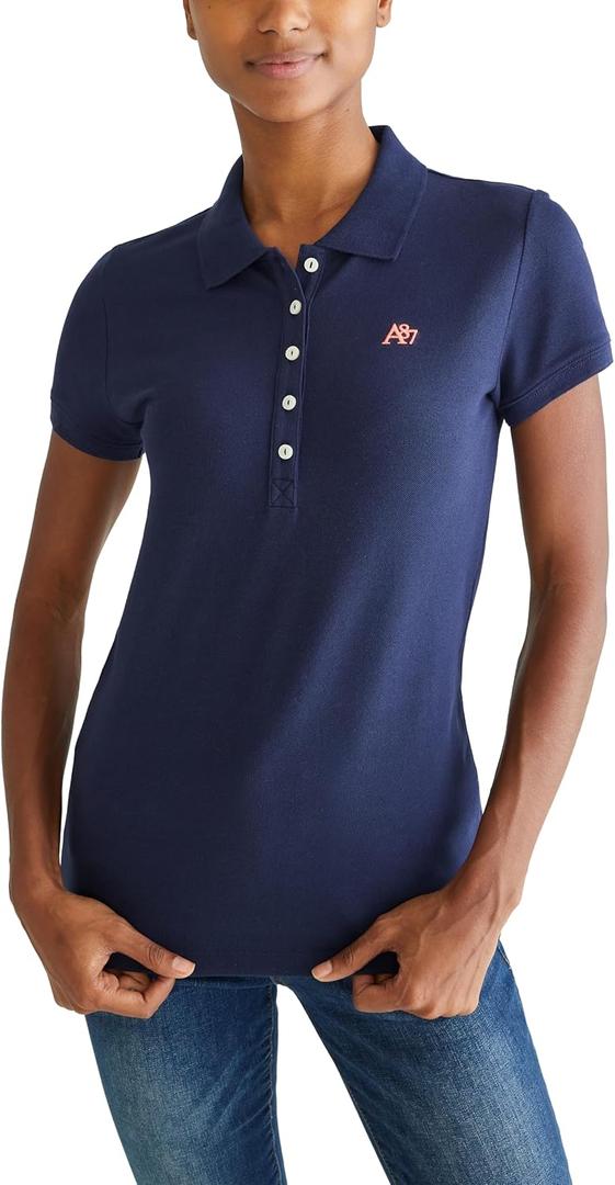 AEROPOSTALE Womens Aero Solid A87 Polo (S)