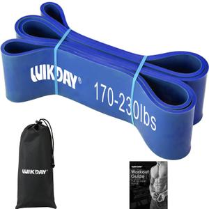 Resistance Bands for Working Out, Exercise Bands, Workout Bands, Pull Up Assistance Bands for Body Stretching Training Physical Therapy Muscle Training for Men & Women (170-230 lbs, 09 Blue)