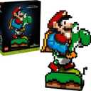 LEGO Super Mario World: Mario & Yoshi Building Set for Adults, Ages 18+ - Gift Idea for Birthdays - DIY Craft for Fans of Nintendo Game - Home or Office Display - 71438
