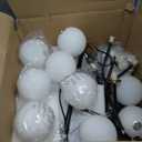UOFUS 12-Light Glass Globe Sputnik Chandelier Mid-Century Modern Matte Black and Gold Ceiling Light Fixture Vintage Hanging Pendant Light for Bedroom Living Room Kitchen Farmhouse Dining Room
