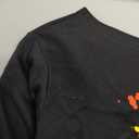 Women's Off Shoulder Sweatshirt (Medium, Black)