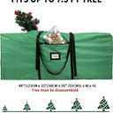2 x Christmas Tree Storage Bag Extra Large Waterproof Heavy Duty Storage Containers, Fits Up to Tall 7.5 ft Xmas Artificial Tree, 600D Oxford Xmas Holiday Tree Bag with Reinforced Handles Dual Zipper