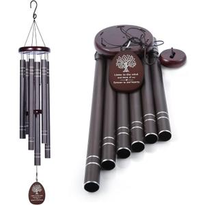 Large Wind Chimes Outside Deep Tone Memorial Wind Chime for Loss of Loved one,Sympathy Gift for Bereavement,Condolence,Funeral, Big Hanging Decor for Your Garden,Yard and Patio Large Wind Chimes Outside Deep Tone Memorial Wind Chime for Loss of Loved one,Sympathy Gift for Bereavement,Condolence,Funeral, Big Hanging Decor for Your Garden,Yard and Patio