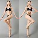 MengPa Women's Fishnets Tights High Waist Stockings Party Thigh High Pantyhose