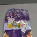 24 PCS Easter Bags with Handles Bulk, Reusable Easter Gift Bags with Handles, Non-Woven Easter Tote Bags, Foldable Waterproof Treat Bag for Egg Hunt, Extra with 24 PCS Easter Slap Bracelets