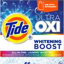 Tide Ultra Oxi Whitening Boost, All in One Laundry Booster, Color Safe Whitening, Stain and Odor Fighter, 66 Loads, 57 oz (57 Ounce (Pack of 1))