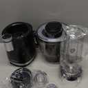 QIBOX Snow Cone Machine & Smoothie Blender 2 in 1, 700W Powerful Shaved Ice Machine Slushine Machine, Healthy Frozen Drink Maker with Stainless Steel Blade & Smoothie Recipe, for Home Kitchen Party (Black)