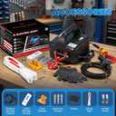 NEWTRY 3 in 1 Electric Hoist Winch 1,100lb Wireless Remote Control, Cable Remote Control, 110/120 Volt Portable Power Electric Hoist, Vertically & Horizontally, Lift 16ft/min