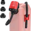 BOYISEN Cordless Fuel Transfer Pump with Auto-Stop, 3.2 GPM - Portable Battery Powered, Transfers Gasoline, Diesel, Kerosene, Oil & Water, Includes 4 Adapters for Gas Cans