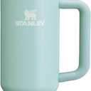 STANLEY Quencher H2.0 Tumbler with Handle and Straw 30 Ounces | Flowstate 3-Position Lid | Cup Holder Compatible for Travel | Insulated Stainless Steel Cup | BPA-Free | Seafoam