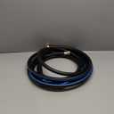 25ft Heavy Duty Garden Hose, Water Hose – 5/8" ID, 600 PSI, Hybrid Polymer, Kink-Resistant, Flexible, Durable, 3/4" GHT Solid Brass Fittings