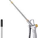 JASTIND Upgrade Air Blow Gun with Adjustable Air Blower Nozzle, Up to 27 Inches Extension with 4.9 Inches Steel Air Flow Nozzle, High Volume Pneumatic Dust Clean Tool for Air Compressor Accessory