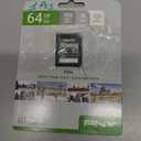 PNY 64GB Elite Class 10 U1 V10 SDXC Flash Memory Card - 100MB/ s, Class 10, U1, V10, Full HD, UHS-I, Full Size SD (Pack of 1)