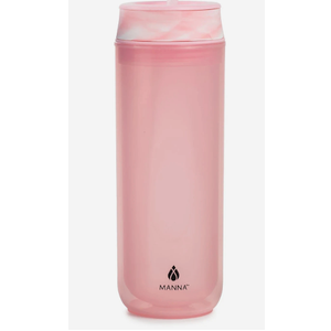 Manna Navigator Double Water Bottle, 22Oz/660ml Pink/White