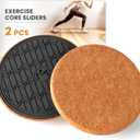 Sliders for Working Out, Floor Sliders for Exercise, Sliding Discs for Hardwood Floors Core and Strength Training, Protects Floors, Ideal for Home Gym Fitness