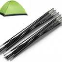 Tent Replacement Pole, 3.96m Camping Tent Poles Replacement for 3-4 People Fiberglass Bars Outdoor Support Rods Awning Frames Kit for Hiking Outdoor Activity