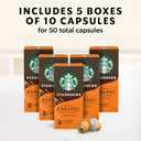 Starbucks by Nespresso Original Line Caramel Flavored Coffee, 50-count Espresso Pods (EXP 07/05/26)