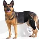 Dog Leg Braces for Back Leg for Support with Cruciate Ligament Injury-Better Recovery with Dog Knee Brace for Torn Acl Hind Leg-Adjustable Hip Dysplasia Dog Acl Brace Hind Leg Rear L