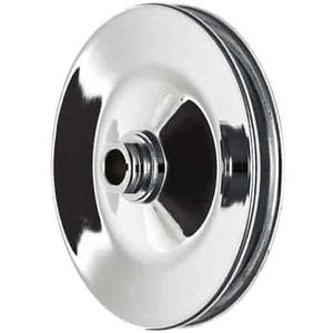 JEGS Power Steering Pulley | For Early GM | Chrome-Plated | Steel | Single Groove | Keyway Type | 5.75 Diameter | 0.625 Bore
