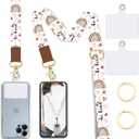 Phone Lanyard Wrist Strap Crossbody Adjustable, Cell Phone Lanyard for Around The Neck Shoulder Wristlet Strap