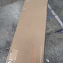 NTC Lupin Wooden Bed Frame with Headboard and Natural Rattan, Solid Oak/Rubber Wood Foundation with Silent Slats, 1000 Lb Capacity, Effortless Assembly (Natural Cane - Dark Walnut, Queen)