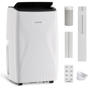 12,000 BTU Portable Air Conditioner, 5-in-1 AC Unit with Cool/Fan/Dehumidifier/Auto/Sleep Modes, Cools Up to 550 sq.ft, 24-Hour Timer, Remote Control, for Bedroom, Living Room, Office