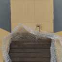 WOPITUES Wood Floating Shelves Set of 6, Shelves for Wall Decor, Farmhouse Shelf for Bedroom, Bathroom Storage Shelves, Book Shelves for Living Room, Dark Brown 