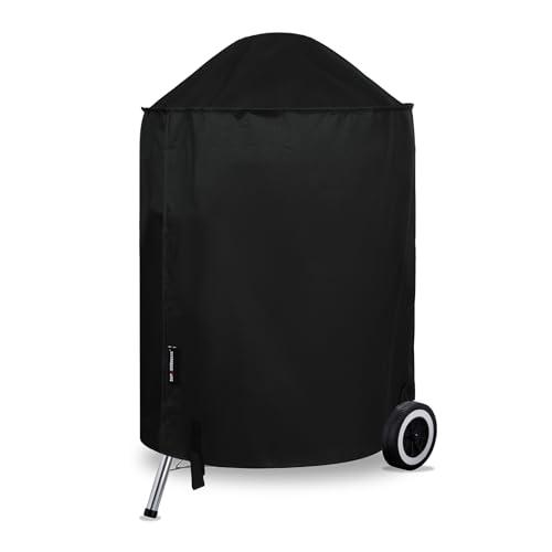 Suphomeware 22 Inch Grill Cover for Weber Kettle Charcoal, Waterproof and Heavy Duty BBQ Covers with Fade Resistant