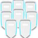 Plug In Air Ionizers for Home & Dust Mites, 8 Pack Air Purifier Negative Ion Generator, Quiet Filterless Air Freshener Odor Eliminators for Office Kitchen, Mini Air Cleaner for Pet Odor,Smoke Smell