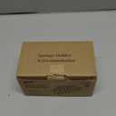 TAILI Sponge Holder for Kitchen Sink with Strong Suction Cup, Removable Sponge Holder, Rustproof Aluminum Sink Caddy for Sponges, Dish Brush - Black (5.1" x 2.3")