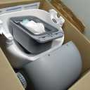Automatic Litter Box Self Cleaning, Automatic Cat Litter Box for Multiple Cats with App Control, Open Top Self Cleaning Litter Box - Safety Protection, Easy Setup, Odor Control, Gray, 21.9" L x 20" W x 22.7" H