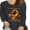 Women Plus Size Halloween Shirts Sanderson Sisters Shirt Long Sleeve Hocus Pocus Halloween Tee Tops (X-Large, P2)