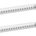 BsBsBest Sliding Door Security Bar Inside 2 Pack Adjustable 18 to 51 Inch Window Security Bar Interior White Window Locks Security up and Down Window Bars Security Extendable