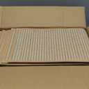 15PC Jute Stair Treads for Wooden Steps-Stairs Carpet Non Slip-Peel and Stick Stair Treads Indoor, Adhesive Staircase Step Treads Residue Free, Durable Natural Stair Runner Rug,8"x30" Beige