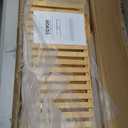 VEVOR Over The Toilet Storage, 3-Tier Adjustable Over Toilet Bathroom Organizer, Bamboo Storage Shelf Rack with 3 Hooks, Freestanding Easy Assembly Laundry Space Saver, Fit Most Toilets, Gray