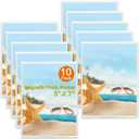 Magnetic Picture Frames, 10 Pack, Holds 5 x 7 Fridge Magnets Photos Frame, Magnetic Photo Pocket Perfect for Displaying Frames,Photo Album.