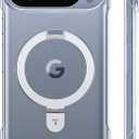 TORRAS Slim for Google Pixel 10 Pro XL Case Clear, Fit for MagSafe, Open Edge Frame, Phone Case for Pixel 10 Pro XL with Stand, Ultra Thin Minimalist, Never Yellowing, Shockproof Corner Cover, Clear