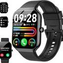 Amazon.com: Smart Watch(Answer/Make Call), 1.96" HD Smartwatch for Men Women, 2025 Fitness Activity Tracker with Heart Rate/Sleep Monitor/Pedometer/110+ Sport Modes, IP68 Waterproof Fitness Watch for Android iOS : Electronics