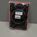 for Flre HD 10 & HD 10 Plus Tablet Case 13th Generation with 360 Rotating Kickstand Hand Strap, Kids Friendly (Black+Red)