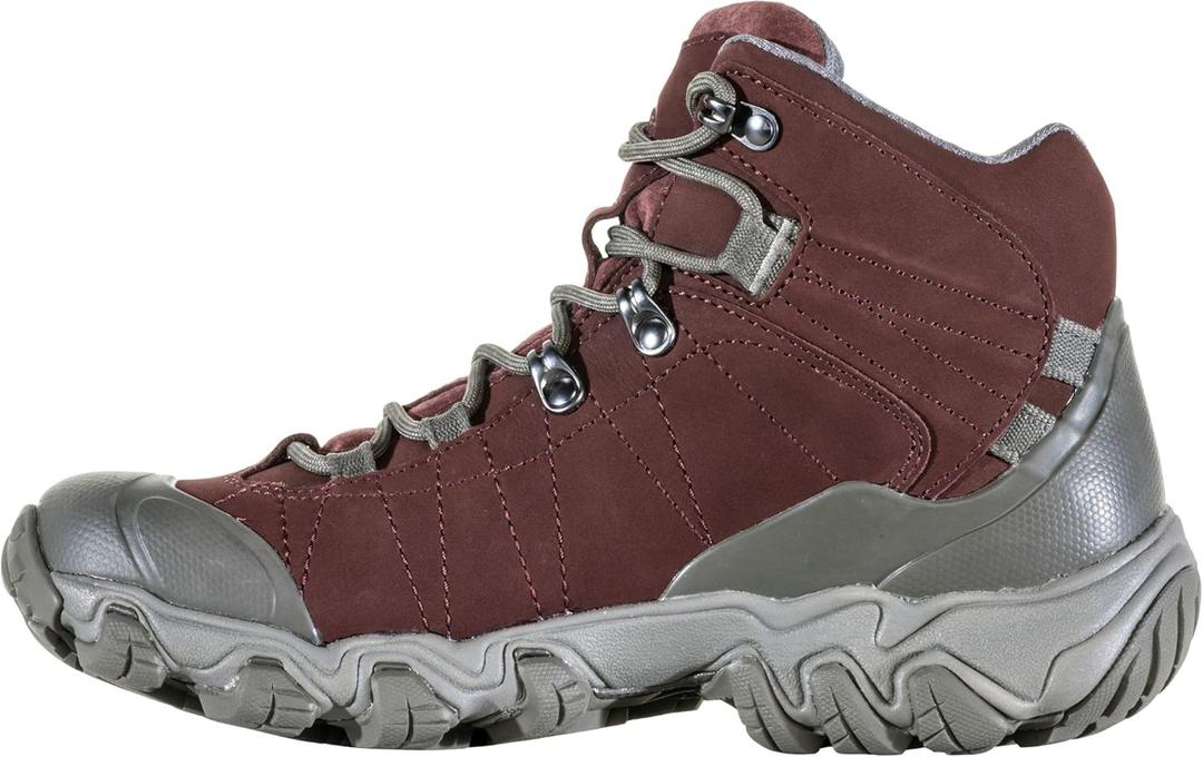 Oboz Women's Bridger Mid B-DRY Hiking Boot (8, Port)