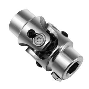 3/4"-36 Spline X 3/4" DD Chrome Steering Universal U Joint Single Steering Shaft 83mm